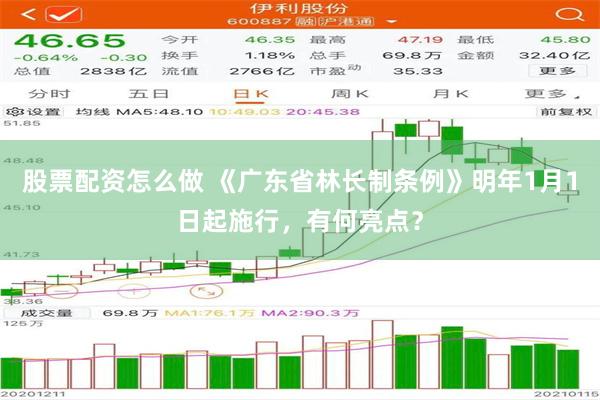 股票配资怎么做 《广东省林长制条例》明年1月1日起施行，有何亮点？